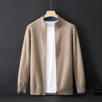 Caden - Men's Soft Knit Zip-Up Sweater
