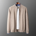 Caden - Men's Soft Knit Zip-Up Sweater