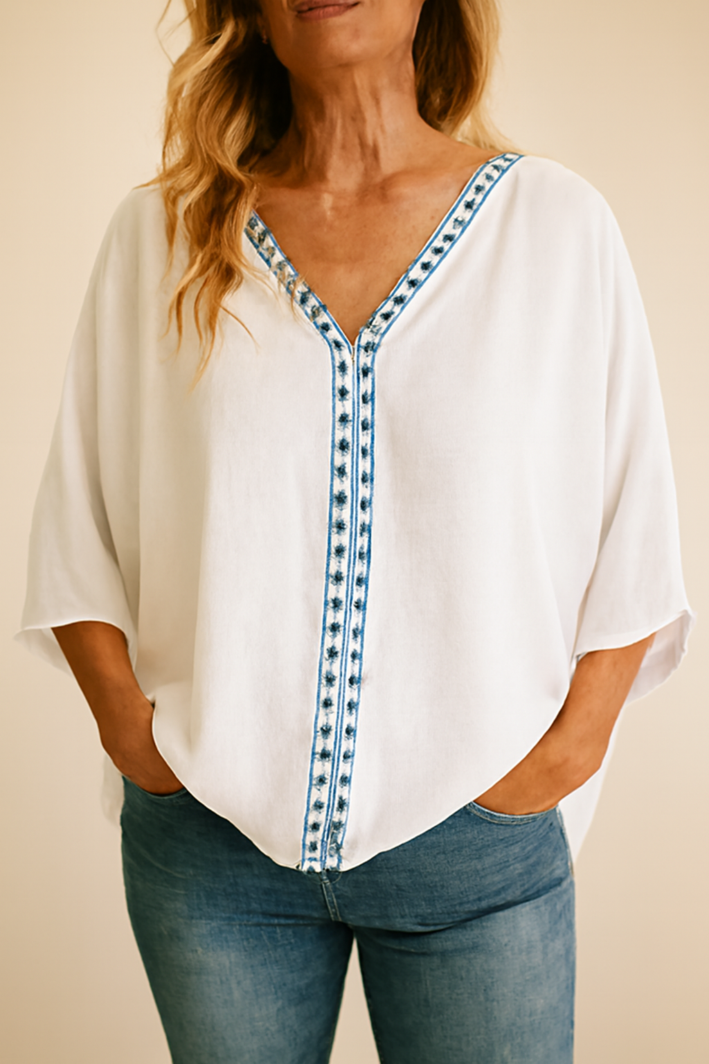 Caden | Women's Casual V-Neck Tunic Top