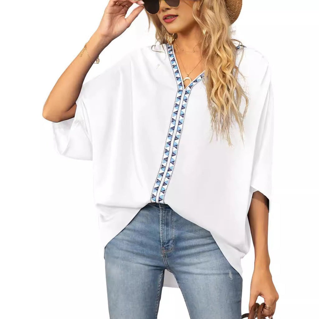 Caden | Women's Casual V-Neck Tunic Top