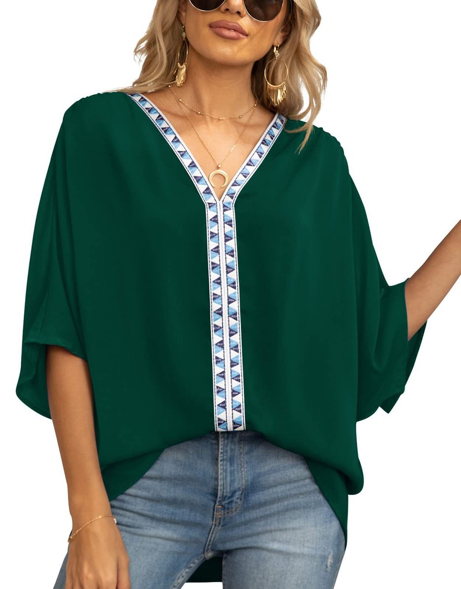Caden | Women's Casual V-Neck Tunic Top