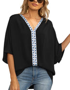 Caden | Women's Casual V-Neck Tunic Top