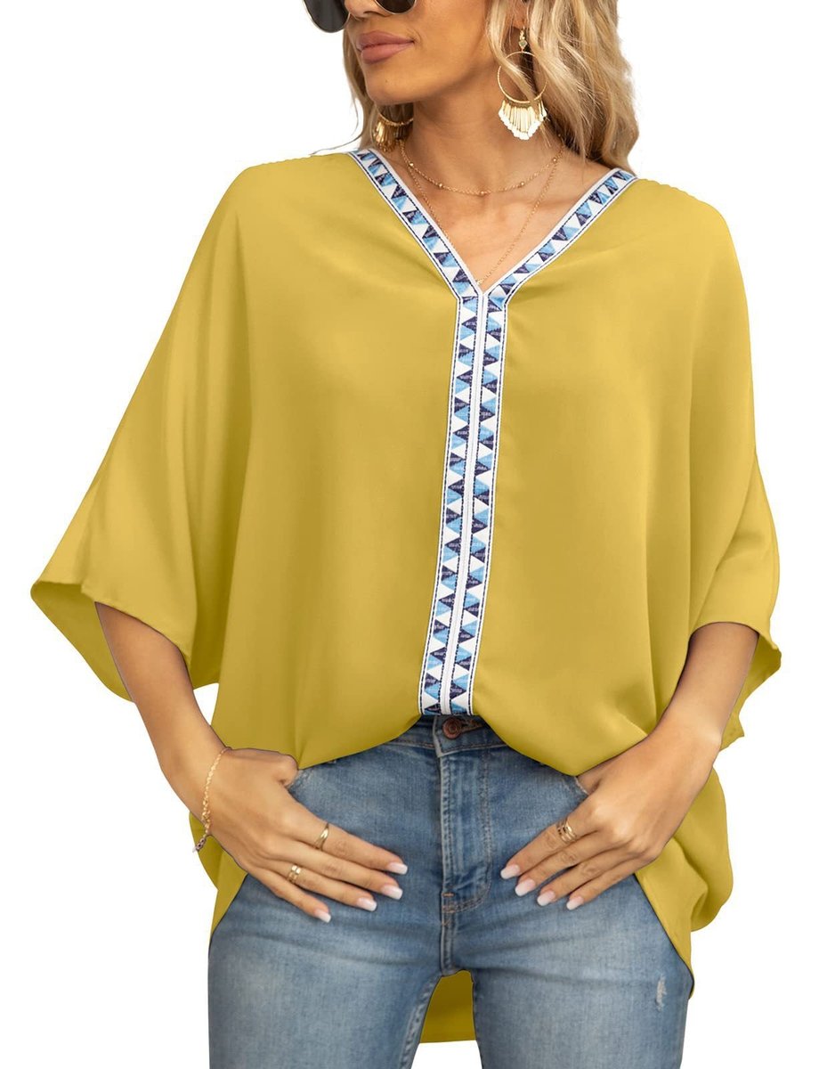 Caden | Women's Casual V-Neck Tunic Top