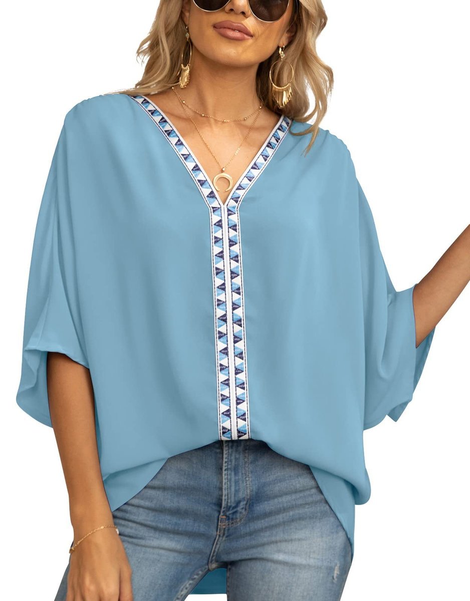 Caden | Women's Casual V-Neck Tunic Top