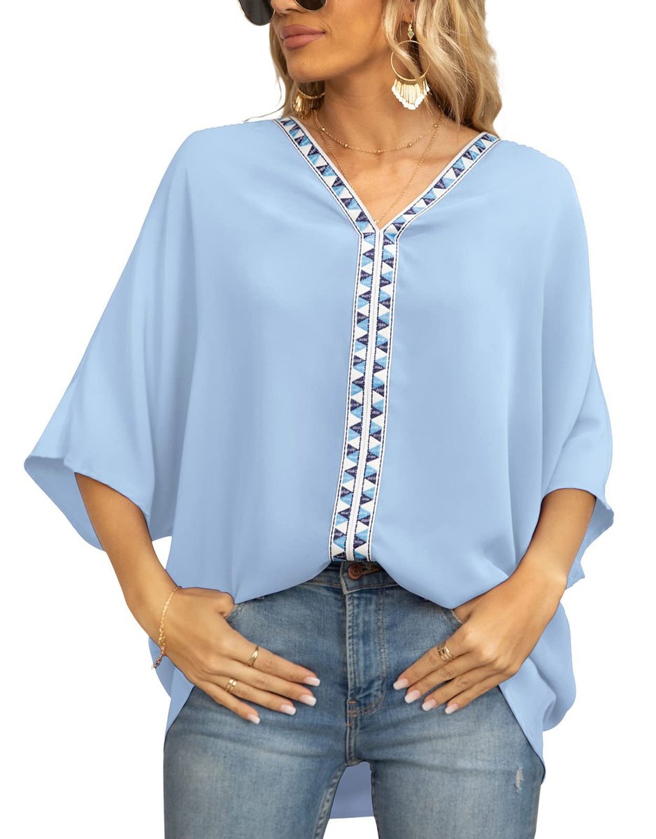 Caden | Women's Casual V-Neck Tunic Top