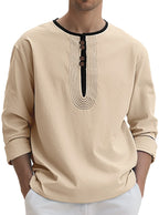 Callum - Men's Relaxed Fit Henley Shirt