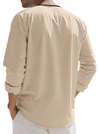 Callum - Men's Relaxed Fit Henley Shirt