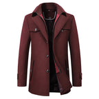 Callum | Men's Sleek Long Trench Coat