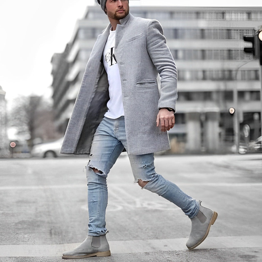 Idris | Men's Slim Fit Coat with Modern Style