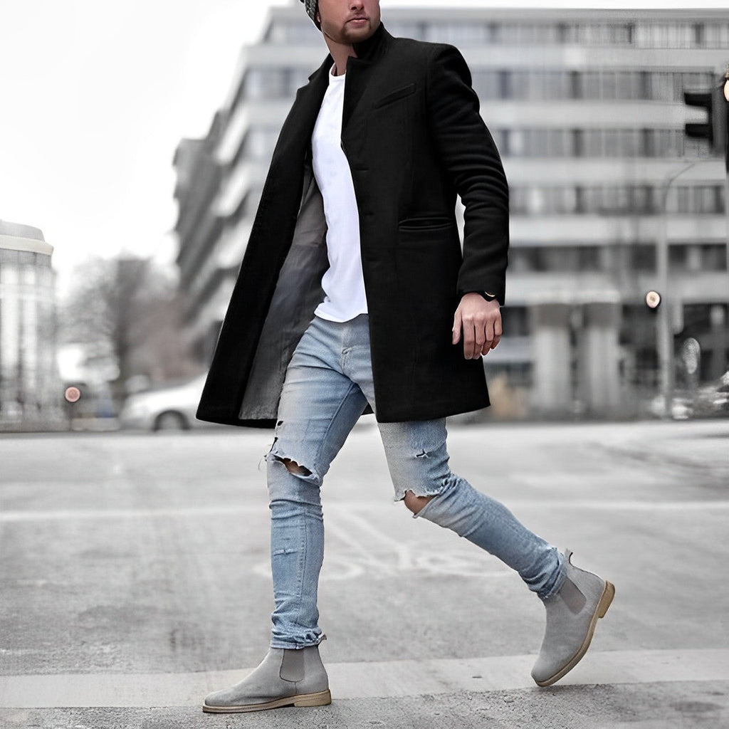Idris | Men's Slim Fit Coat with Modern Style