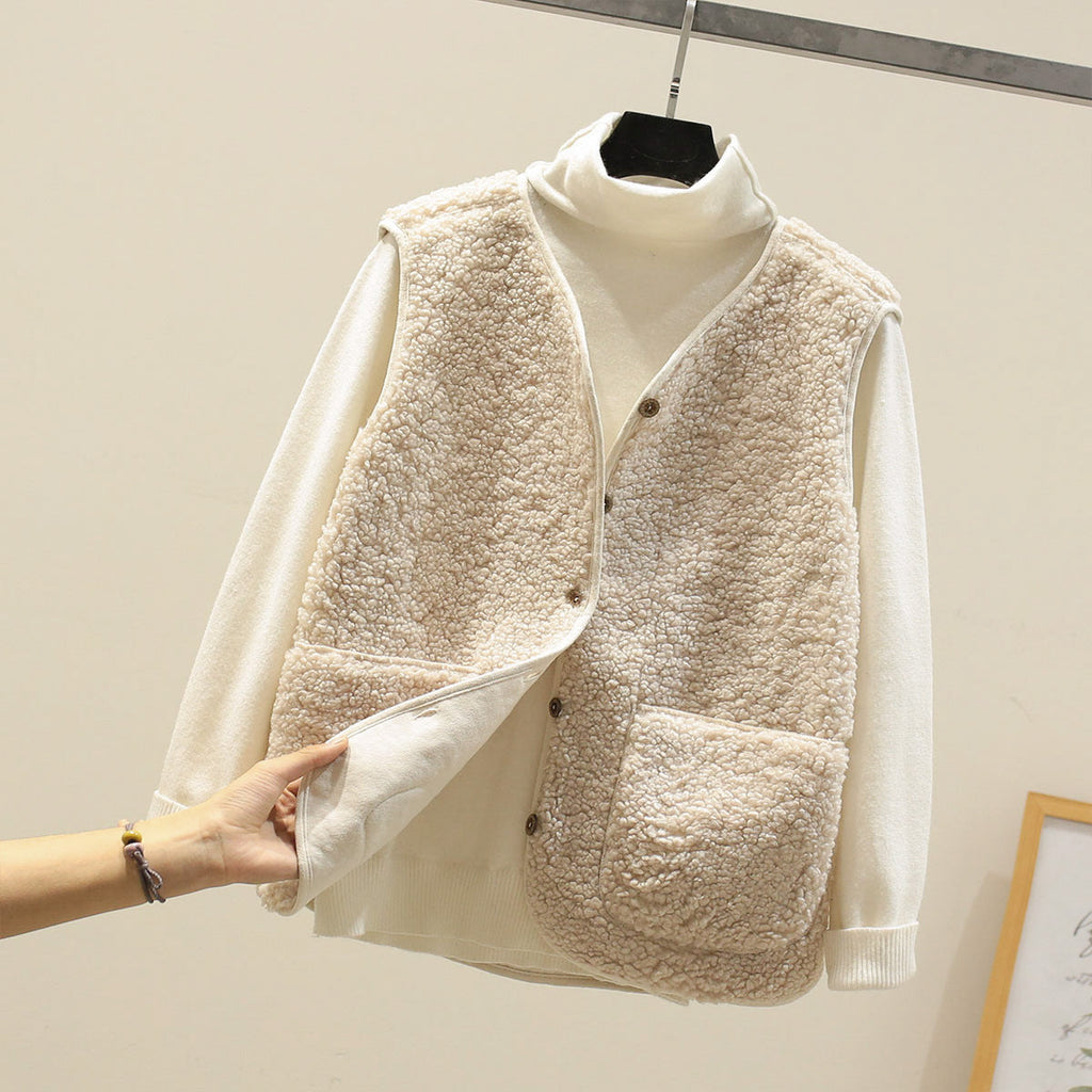 Carys - Women's Cozy Fleece Vest Jacket