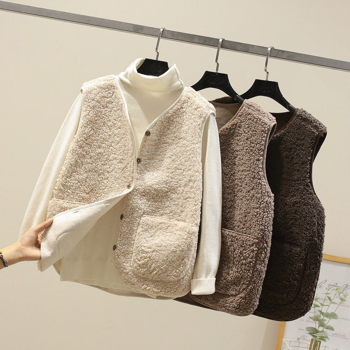 Carys - Women's Cozy Fleece Vest Jacket