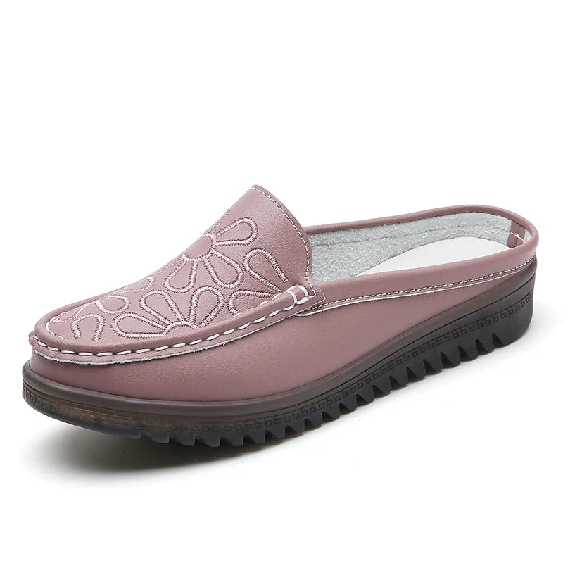 Carys | Women's Floral Clogs with Flexible Sole
