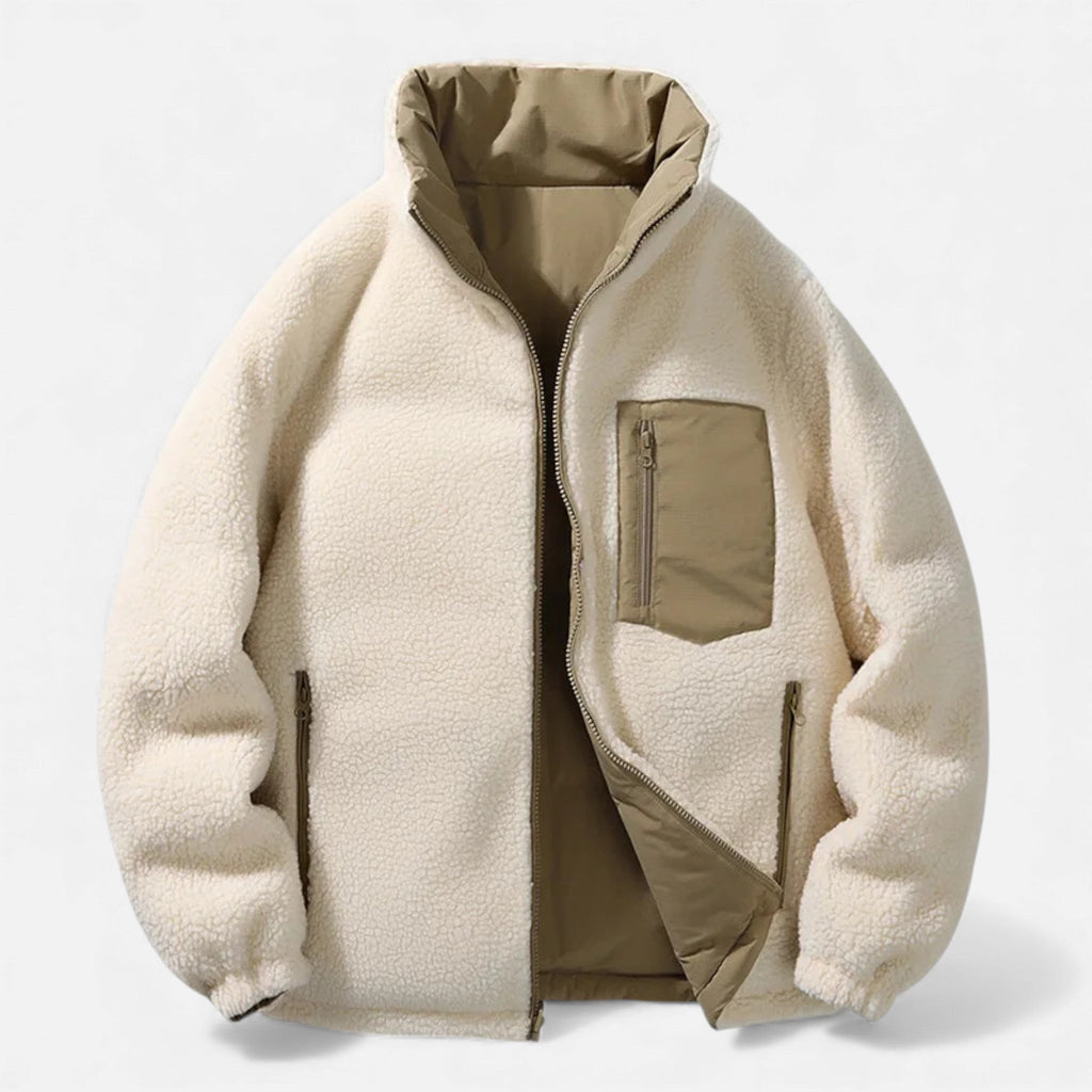 Caspian - Men's Reversible Sherpa Puffer Jacket