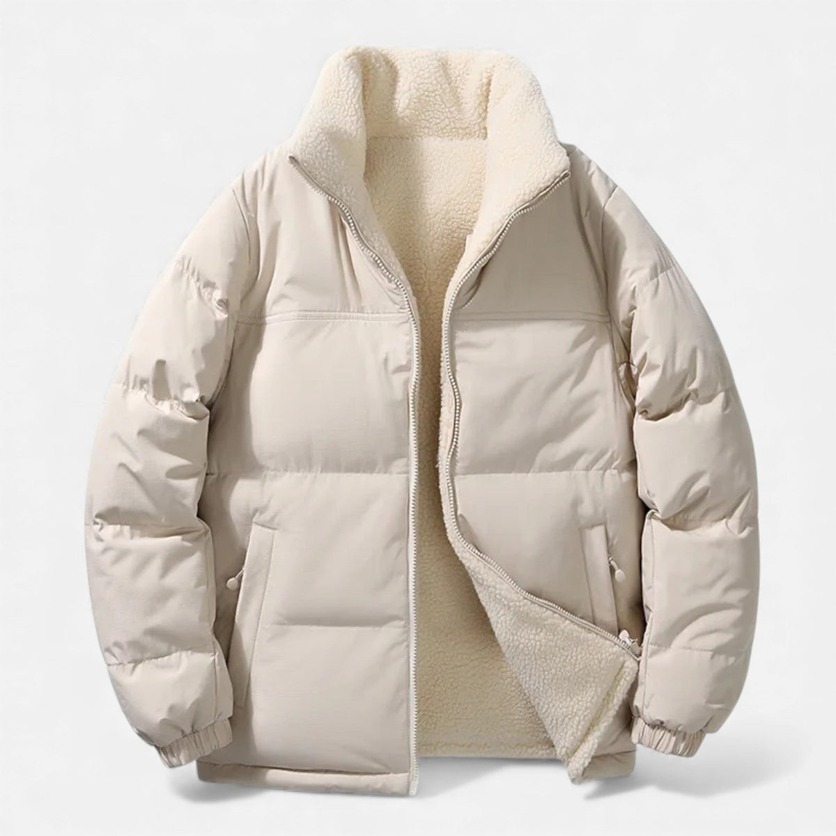 Caspian - Men's Reversible Sherpa Puffer Jacket