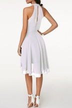 Celeste - Women's Elegant Halter Neck Mini Dress