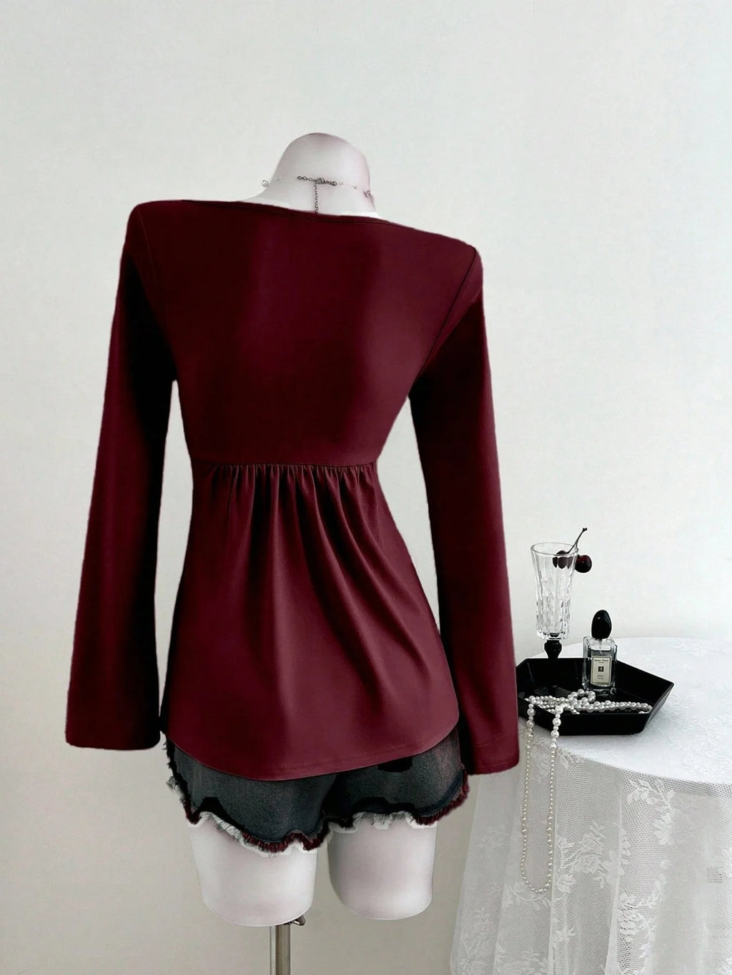 Celeste | Women's Elegant Long Sleeve Going Out Top