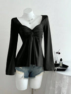 Celeste | Women's Elegant Long Sleeve Going Out Top