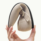 Celeste - Women's Knit Mary Janes with Buckle Detail