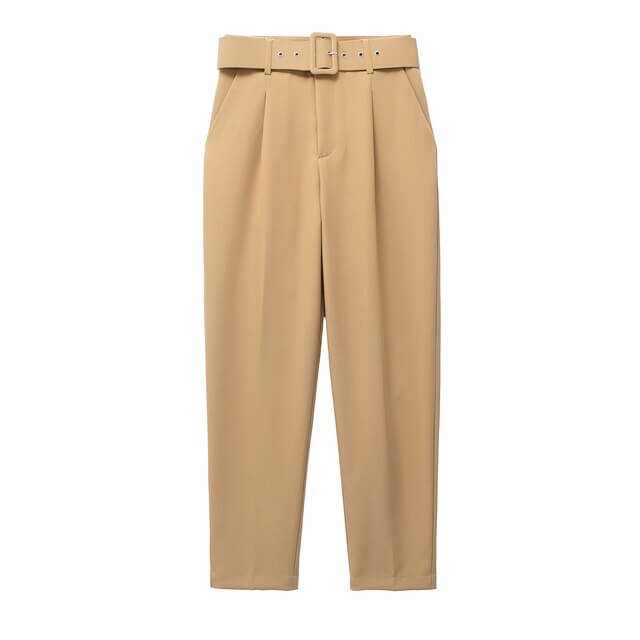Celeste | Women's High-Waist Belted Pants