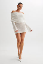 Priya | Women's Elegant Off-Shoulder Mini Dress