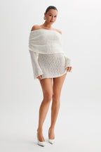Priya | Women's Elegant Off-Shoulder Mini Dress