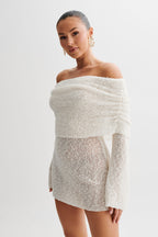 Priya | Women's Elegant Off-Shoulder Mini Dress