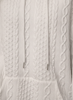 Cleo | Women's Stylish Cable Knit Hoodie