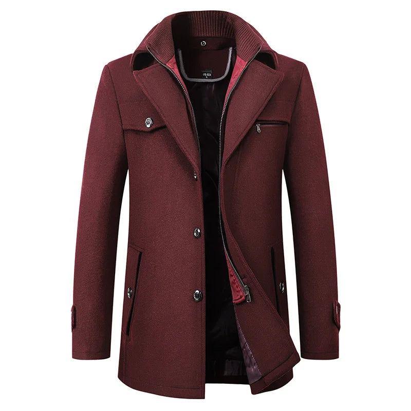Rowan | Men's Stylish Double-Breasted Trench Coat