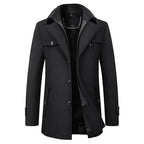 Rowan | Men's Stylish Double-Breasted Trench Coat