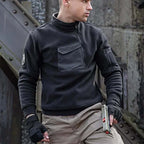 Conrad - Men's Tech Fleece Jacket with Pocket Detailing