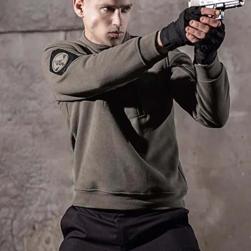 Conrad - Men's Tech Fleece Jacket with Pocket Detailing