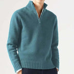 Damon - Men's Classic Quarter-Zip Sweater