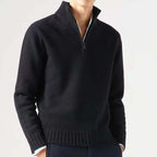 Damon - Men's Classic Quarter-Zip Sweater