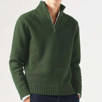 Damon - Men's Classic Quarter-Zip Sweater