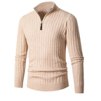 Damon - Men's Classic Quarter Zip Sweater