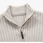 Damon - Men's Classic Quarter Zip Sweater