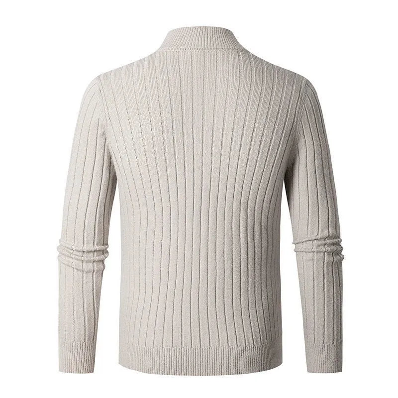 Damon - Men's Classic Quarter Zip Sweater