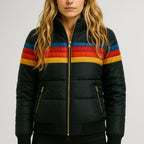Dani - Women's Colorblock Hooded Puffer Jacket