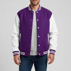 Dante - Men's Classic Bomber Jacket with Contrast Sleeves