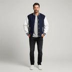 Dante - Men's Classic Bomber Jacket with Contrast Sleeves