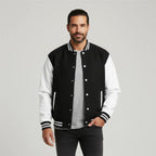 Dante - Men's Classic Bomber Jacket with Contrast Sleeves