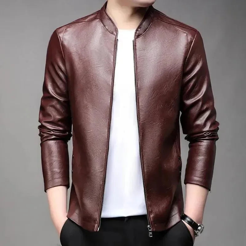 Declan - Men's Classic Faux Leather Jacket