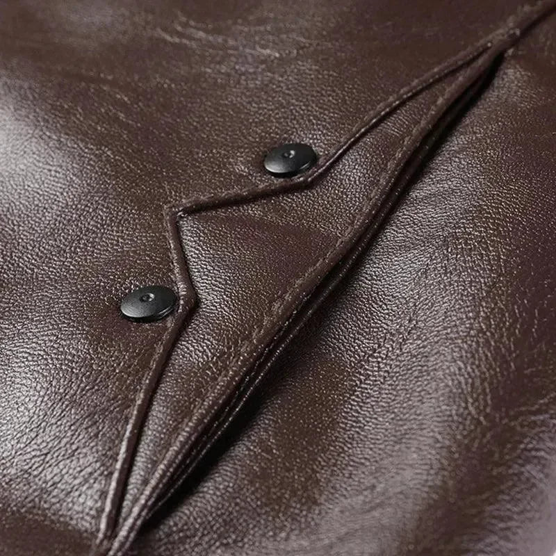 Declan - Men's Classic Faux Leather Jacket