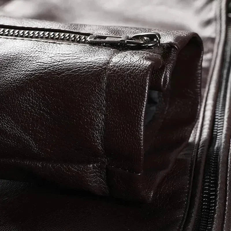 Declan - Men's Classic Faux Leather Jacket