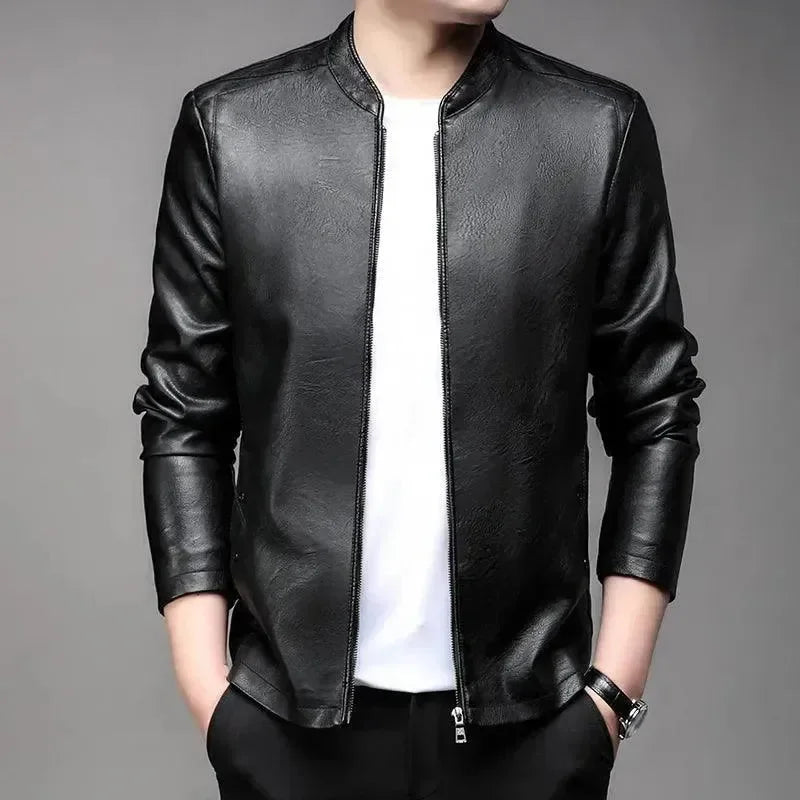 Declan - Men's Classic Faux Leather Jacket