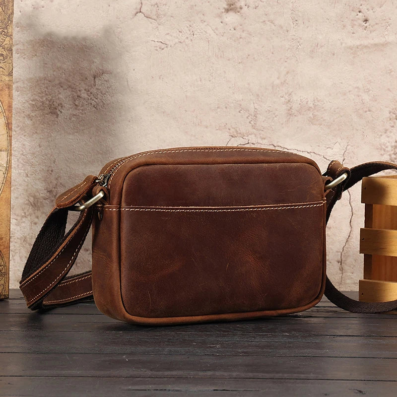 Declan - Men's Vintage Faux Leather Shoulder Bag