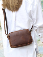 Declan - Men's Vintage Faux Leather Shoulder Bag