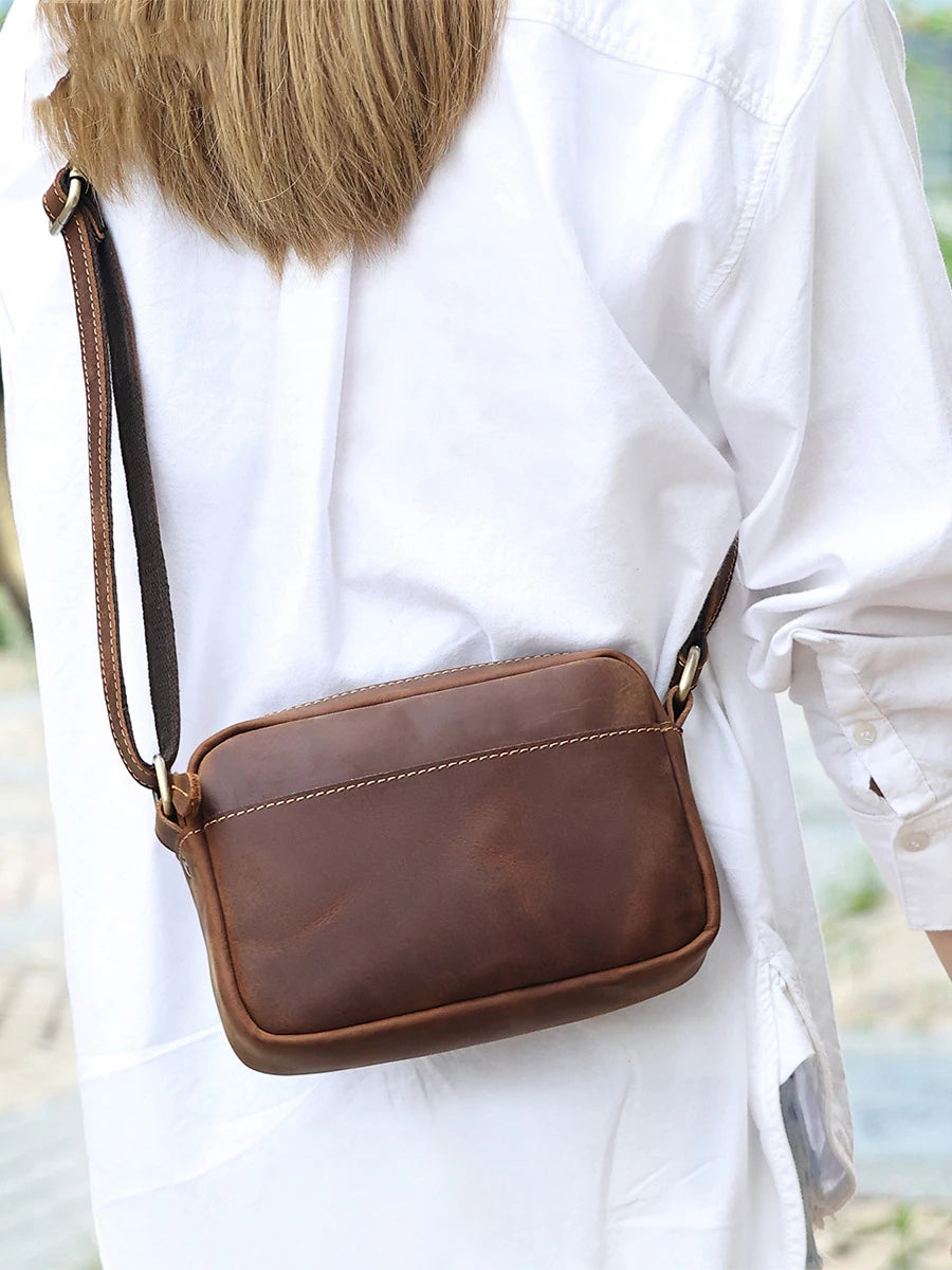 Declan - Men's Vintage Faux Leather Shoulder Bag