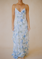 Delphine | Women's Elegant Floral Maxi Dress